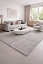 Valen Concrete Grey Wool Rug