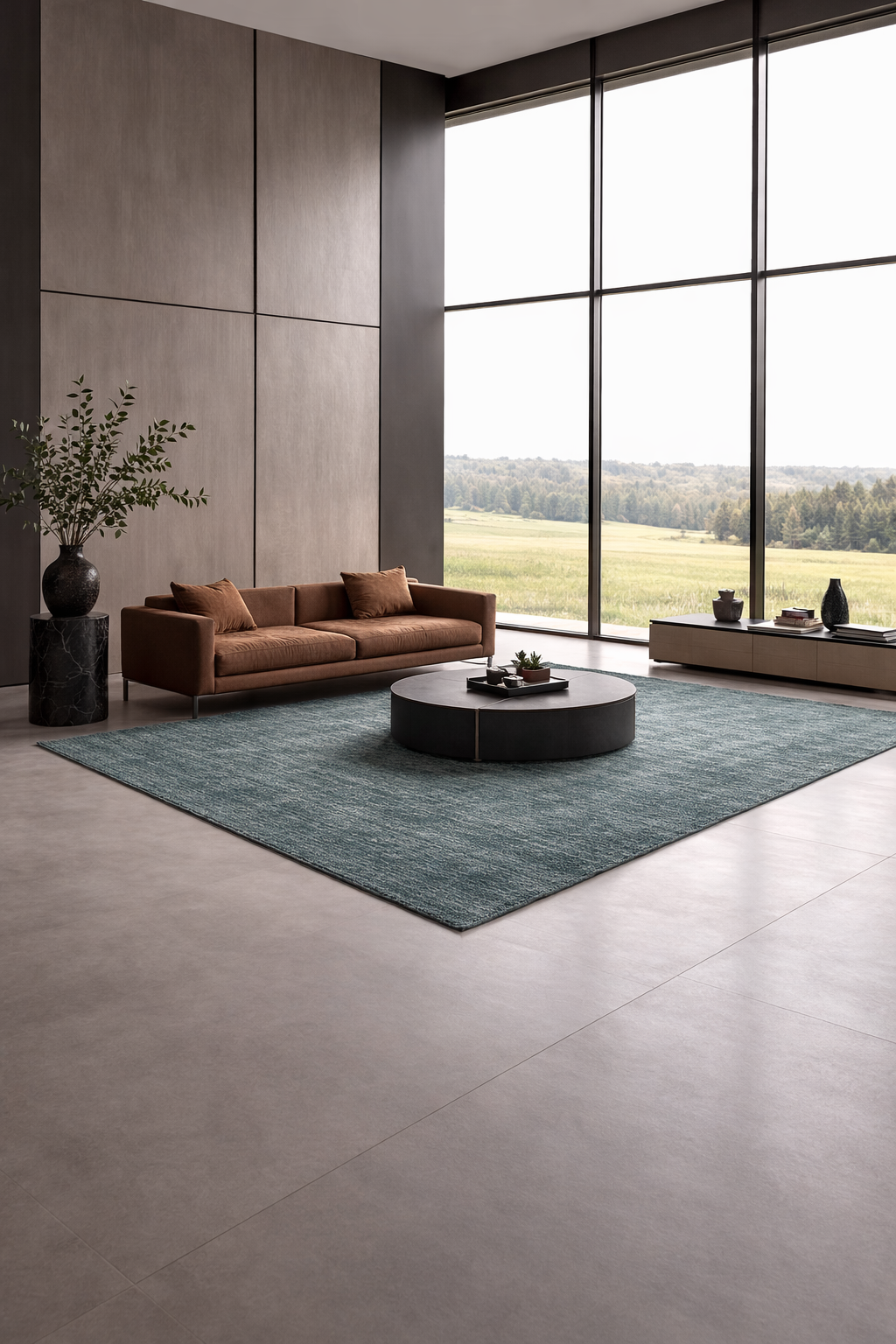 Haven Hand-Loomed Petrol Rug