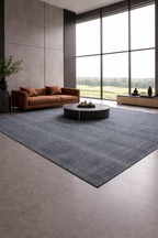 Haven Hand-Loomed Midnight Grey Rug